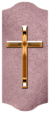 DARAY-C-510-CP-SH-OR Copper Single Cross Shimmer Orchid